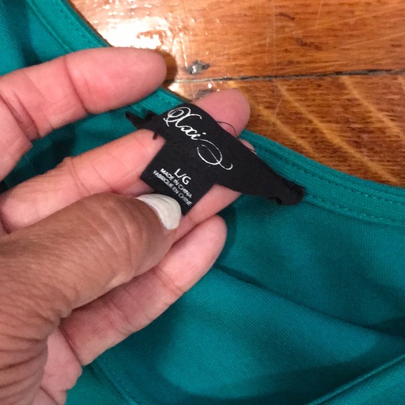 COPY - Turquoise one shoulder dress - Picture 4 of 4